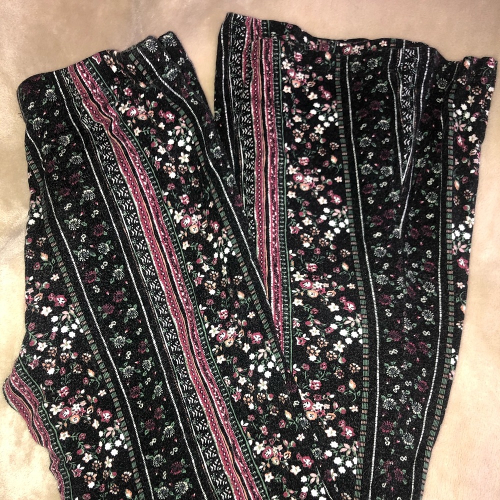 Floral Flare Pants